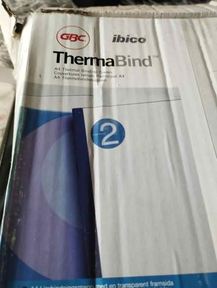 Photo of free Mixed bag of thermobind GBC binders (Farringdon Park PR1) #2