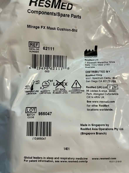Photo of free Cpap masks (West Parker - Colt/Preston) #1