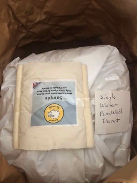 Photo of free Single wool duvet (Skerton) #2