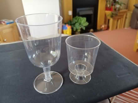 Photo of free Plastic wine glasses (Low Fell NE9) #1