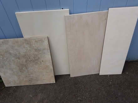 Photo of free 4 Very Large Odd Tiles (Near Warwick & Kenilworth) #1