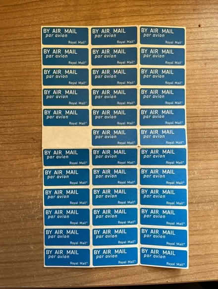 Photo of free Air Mail stickers (Mill End, WD3) #1