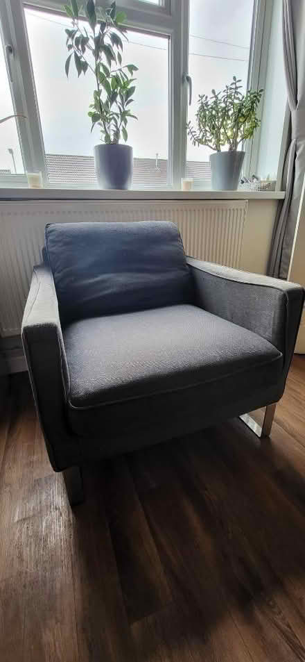 Photo of free Grey armchair (Methyr Tydfil CF48) #1
