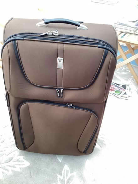 Photo of free Large suitcase Antler brown (Wheelock CW11) #1