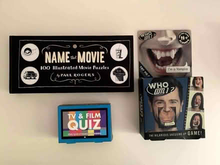 Photo of free Three pocket party games - movie trivia - NEW (Upper Sydenham SE26) #1