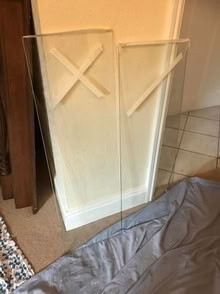 Photo of free Glass Shelves (BD23 Carleton, Skipton) #1