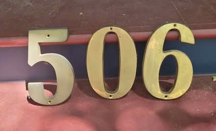 Photo of free Brass House Numbers: 0, 5, 6 (Midtown (95816)) #1