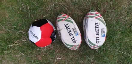 Photo of free Size 4 football and rugby balls (St Albans AL1) #1