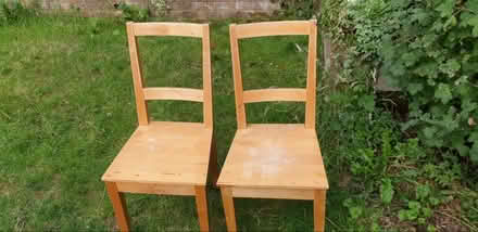 Photo of free 2 wooden chairs (St Albans AL1) #1