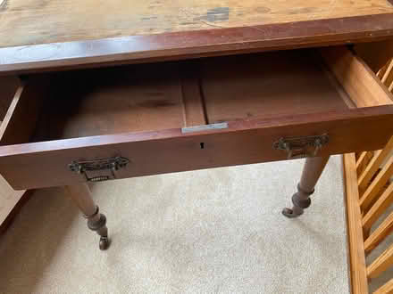 Photo of free Old desk seeking new home (WR15 5) #3