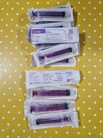 Photo of free Selection of 10ml & 5 ml syringes (Roslin, Midlothian EH25) #1