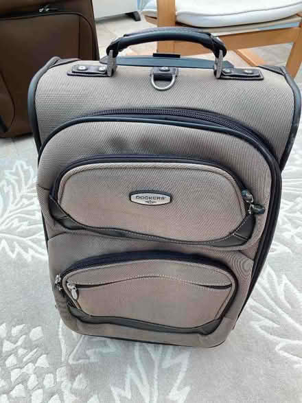 Photo of free Small brown suitcase - Dockers (Wheelock CW11) #1