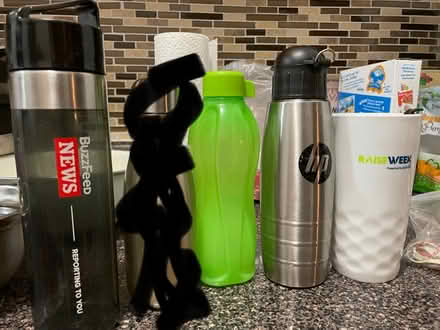 Photo of free Various water bottles/travel mug (Kensington) #1