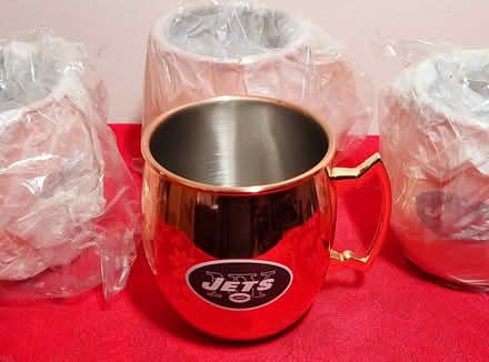Photo of free NY Jets Copper Moscow Mule Mugs (Near Rahway High School) #1