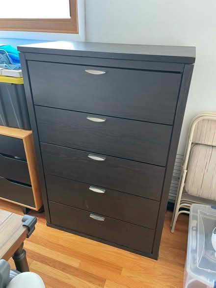 Photo of free Dark brown wood dresser (Roselle Rd & 390) #1