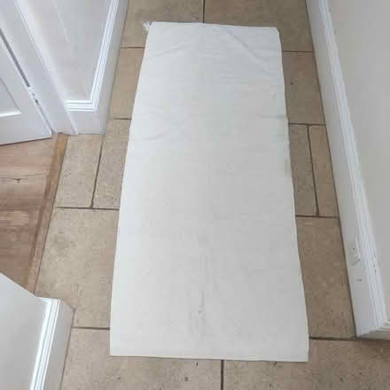 Photo of free White cotton rug (Corston) #1