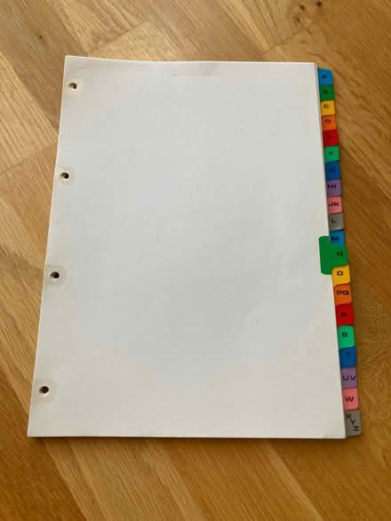 Photo of free File dividers (BN1) #1