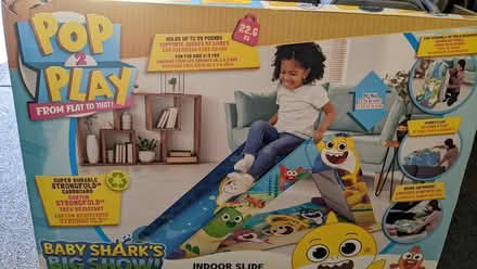 Photo of free New child slide, cardboard (Hayward Downtown) #1