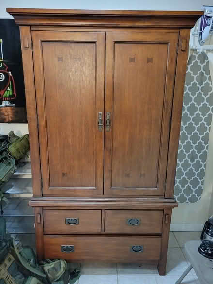 Photo of free Wood Armoire (Marietta) #2