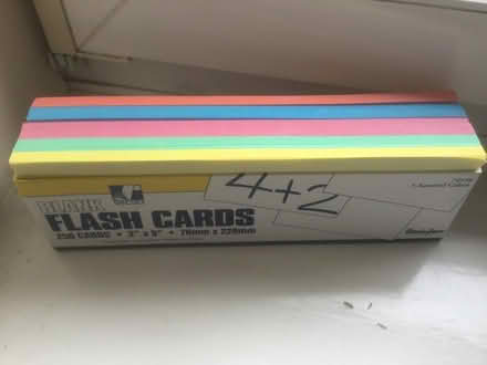 Photo of free Pack of flash cards (Garden City OX5) #1