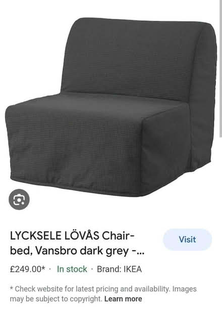 Photo of free Ikea single sofa bed cover (overton) #1