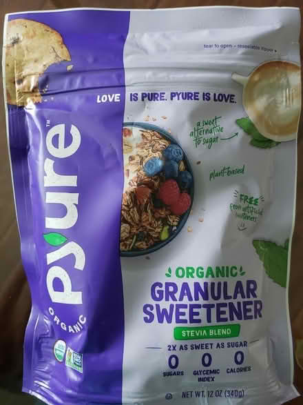 Photo of free Organic pyure Sweetner (Schaumburg & Barrington Rds) #1