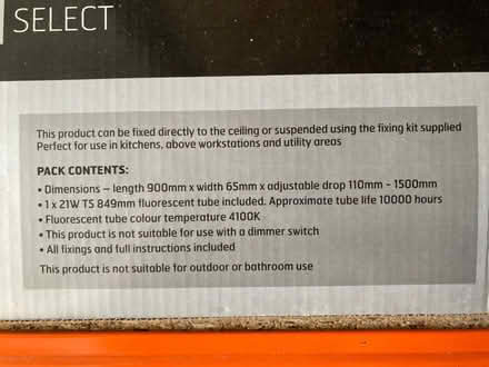 Photo of free B&Q 90cm pendant light (new, boxed) (Twickenham TW2) #1
