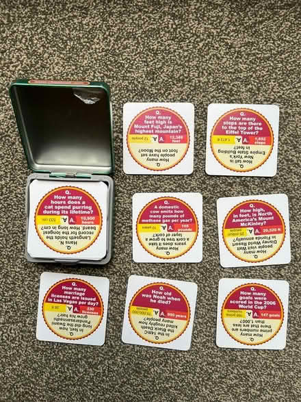 Photo of free Guessing game cards (Crawley RH10) #1