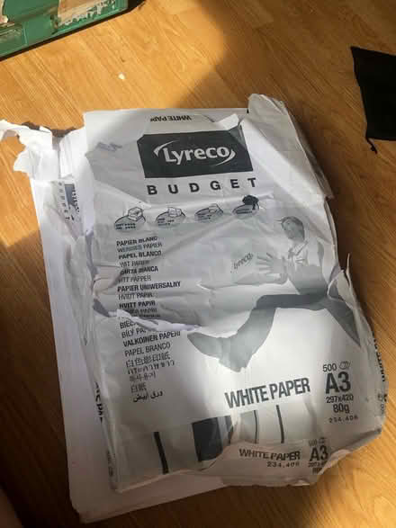 Photo of free 1000 sheets of A3 white paper (CF24 Roath) #1