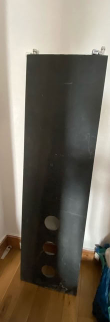 Photo of free Black tall radiator (Wandsworth, SW18) #1