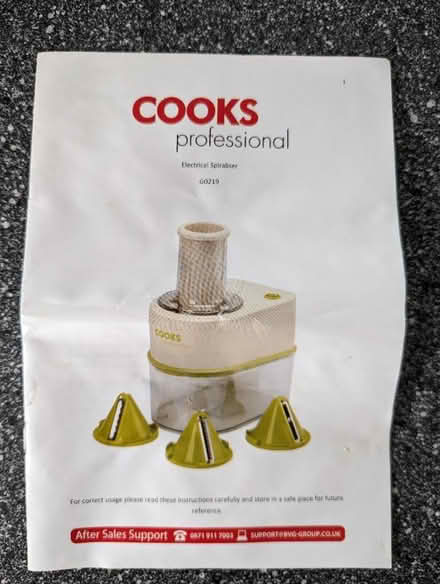 Photo of free Electric spiralizer (Leicester LE3) #1