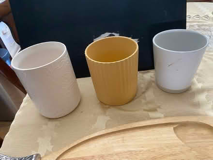 Photo of free 3 ceramics pots (North Lakewood) #1