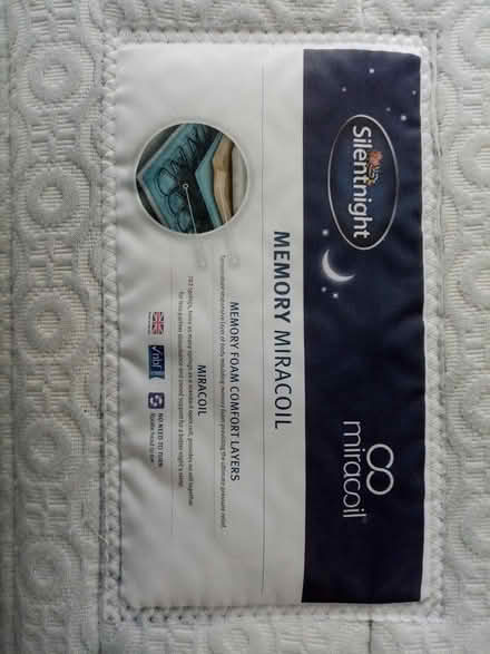 Photo of free Silent nite Mattrass Double 4ft 6" (Alfreton) #2