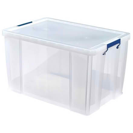 Photo of Large plastic storage boxes with lids (Gledhow LS7) #1