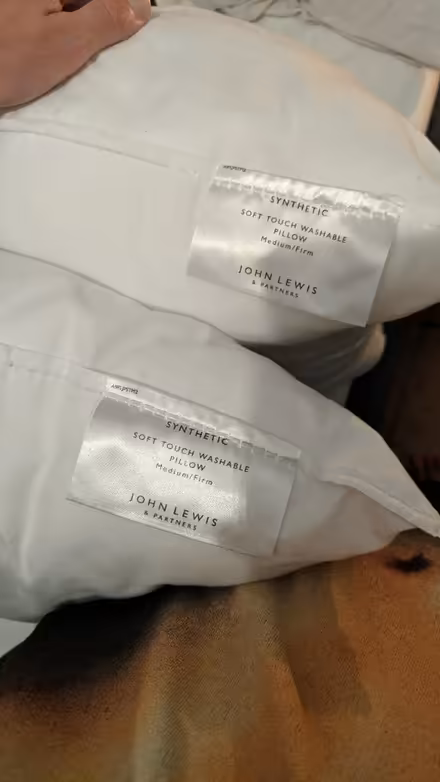 Photo of free 2 John Lewis medium/firm pillows (E9) #1