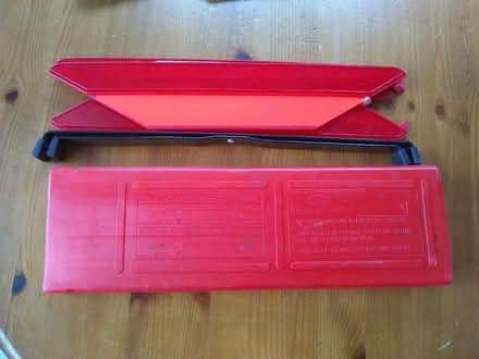 Photo of free Safety Triangle for use in case of auto breakdown. (Brookvale RG21) #1