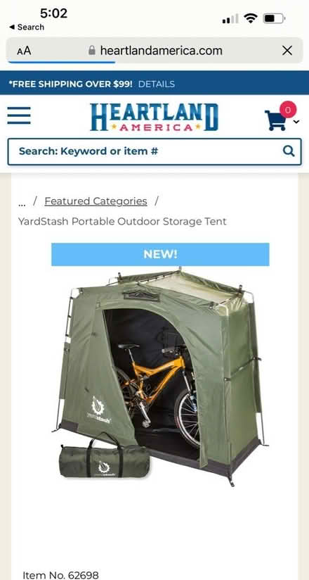Photo of free yard stash tent (Chester Springs) #2