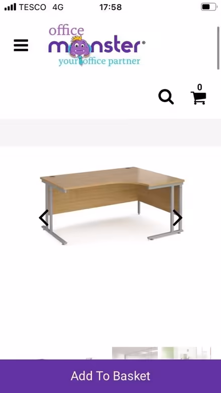 Photo of free Office desk and cabinet (Loughborough) #3