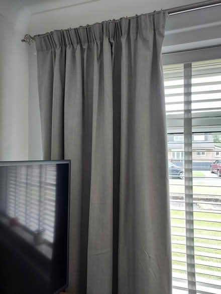 Photo of free Silver Grey black out curtains (Bromborough Wirral) #2