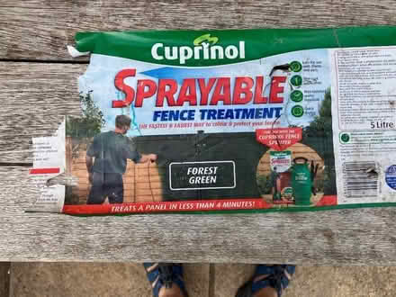 Photo of free Sprayable Green fence paint (Eversley RG40) #2