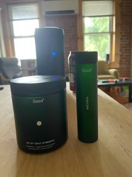 Photo of free Seed probiotics + travel container (Turners Falls) #1