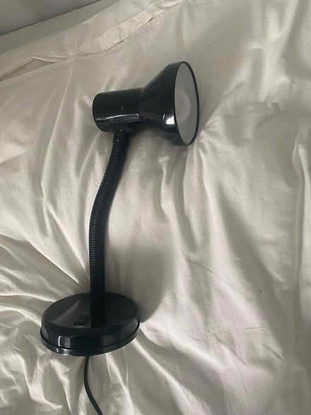 Photo of free Black bedside lamp (Bracknell RG42) #1