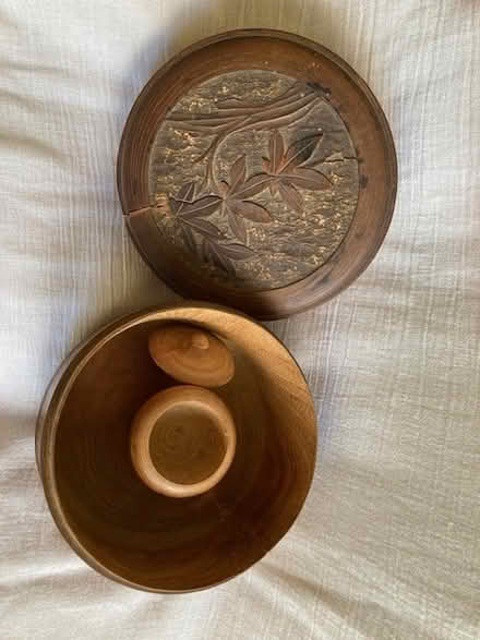 Photo of free Antique wooden collar box (Kew East) #2