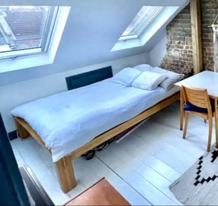 Photo of free King size solid wood bed - very good quality (Tooting SW17) #1