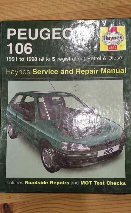 Photo of free Peugeot 106 1991-1998 manual (Woking GU22) #1