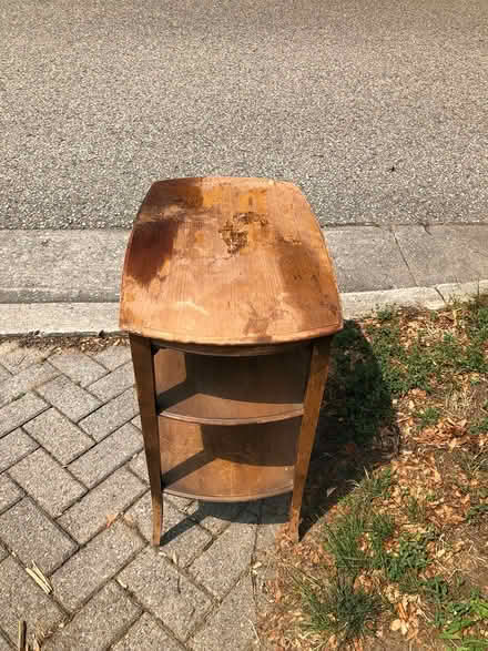 Photo of free Solid Wood Table (Near Kitchener Auditorium) #1
