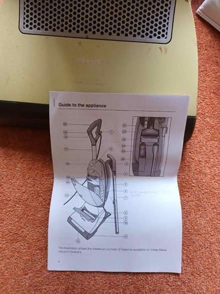 Photo of free Miele upright vacuum cleaner (Leicester/Wigston LE2) #3