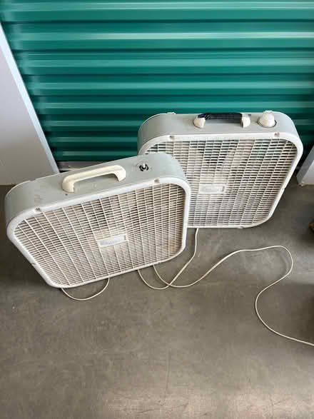 Photo of free 2 old working fans (Montgomery Township) #1