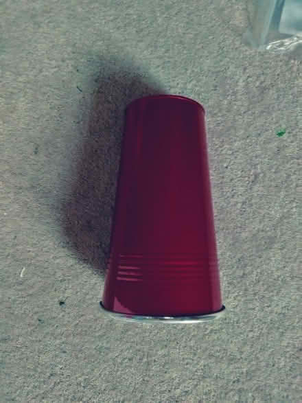 Photo of free Red Solo cup flower vase and liner (Crystal Lake near 176 and 14) #1