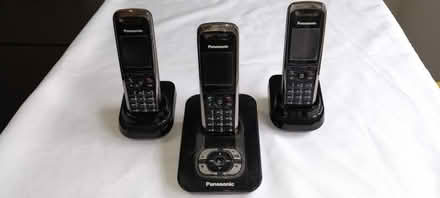 Photo of free Set of 3 Panasonic Cordless Phones (Rhos SA8) #1